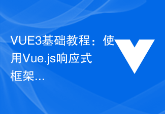VUE3基础教程：使用Vue.js响应式框架之computed