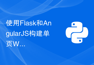 Build a single-page web application using Flask and AngularJS