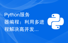 Python服务器编程：利用多进程解决高并发问题