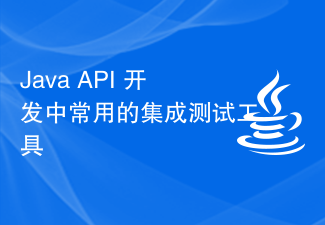 Java API 开发中常用的集成测试工具