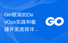 Gin框架的DevOps实践和敏捷开发流程详解