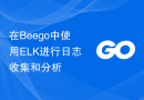 在Beego中使用ELK进行日志收集和分析