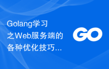 Golang学习之Web服务端的各种优化技巧