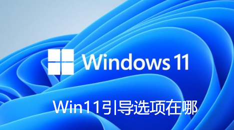 Win11引导选项在哪