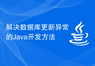 解决数据库更新异常的Java开发方法