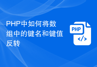 PHPで配列内のキー名とキー値を逆にする方法