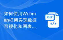 如何使用Webman框架实现数据可视化和图表展示功能？