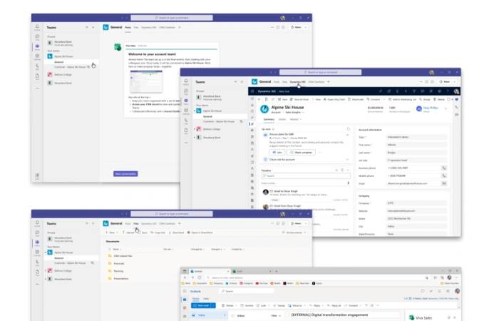 microsoft在 viva sales 中推出协作空间