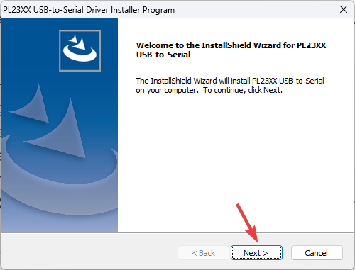 如何在 Windows 2303 上更新 PL11 驱动程序