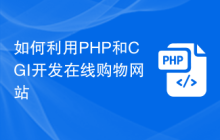 如何利用PHP和CGI开发在线购物网站