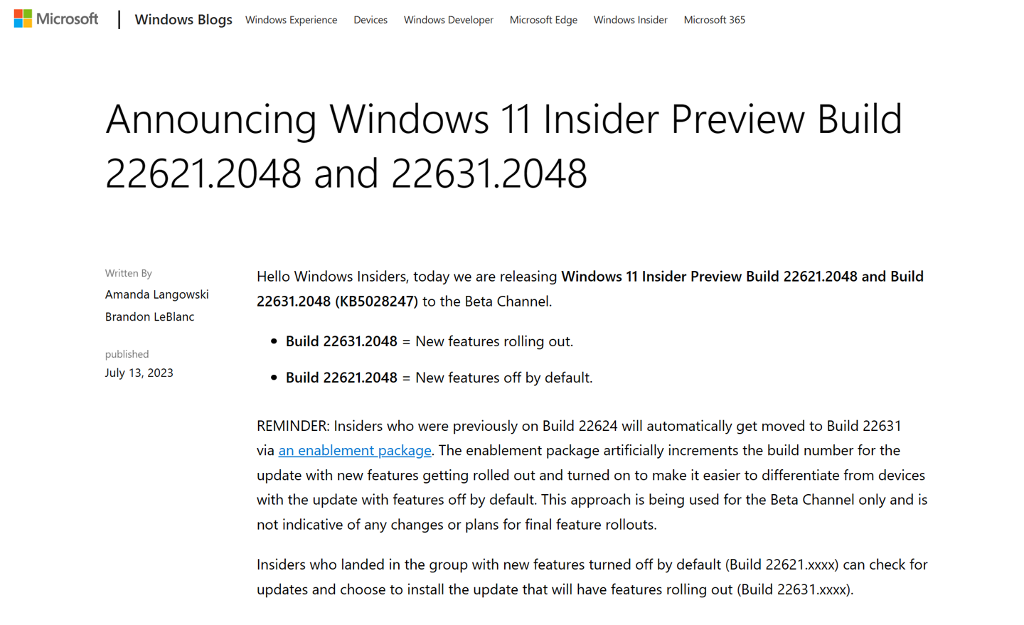 Windows 11 Beta Build 226x1.2048 更新：资源管理器迎来内置图库、拆分 / 合并选项卡功能