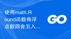 使用math.Round函數將浮點數四捨五入到指定精度