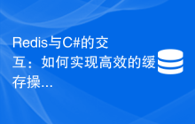Redis与C#的交互：如何实现高效的缓存操作