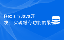 Redis与Java开发：实现缓存功能的最佳实践