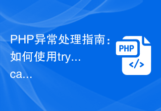 PHP异常处理指南：如何使用try...catch块捕获和处理特定类型的异常