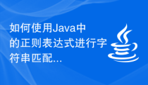 如何使用Java中的正则表达式进行字符串匹配和替换？