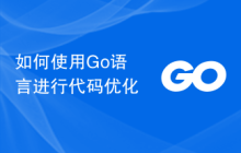 如何使用Go语言进行代码优化