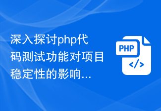 In-depth discussion of the impact of PHP code testing function on project stability
