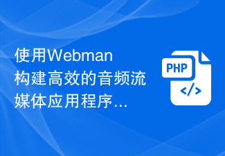 使用Webman构建高效的音频流媒体应用程序