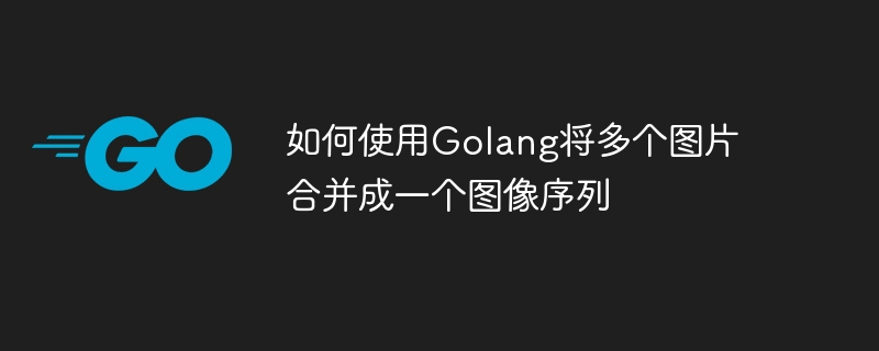 如何使用golang将多个图片合并成一个图像序列