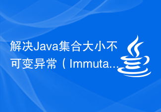 Solution to Java collection size immutable exception (ImmutableSizeException)