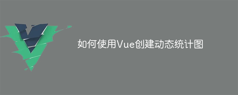 如何使用vue创建动态统计图