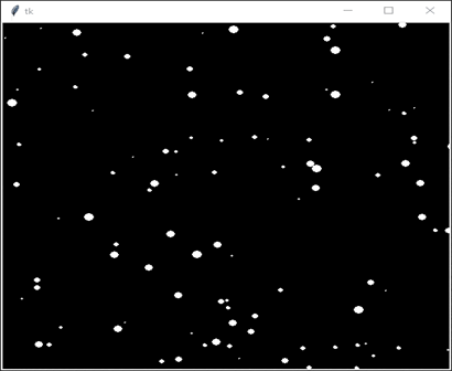使用Python中的arcade库显示雪花降落