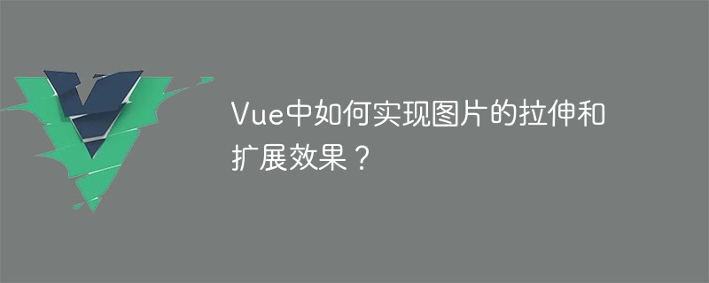 vue中如何实现图片的拉伸和扩展效果？