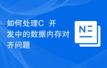 如何处理C++开发中的数据内存对齐问题