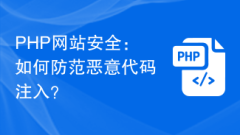 PHP网站安全:如何防范恶意代码注入?