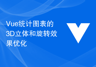 Vue 통계 차트의 3D 입체 및 회전 효과 최적화