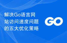 解决Go语言网站访问速度问题的五大优化策略