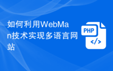 如何利用WebMan技术实现多语言网站