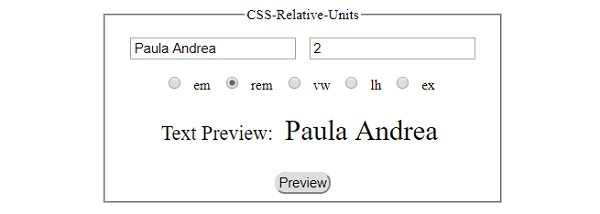 CSS 绝对和相对单位