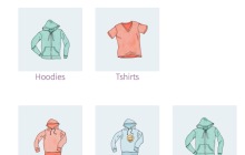 用于显示 WooCommerce 类别、子类别和产品的单独列表