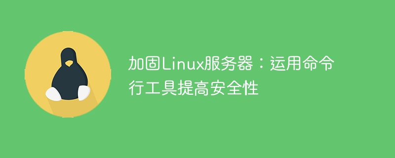 加固Linux服務器：運用命令行工具提高安全性-小浪學習網