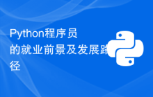 Python程序员的就业前景及发展路径