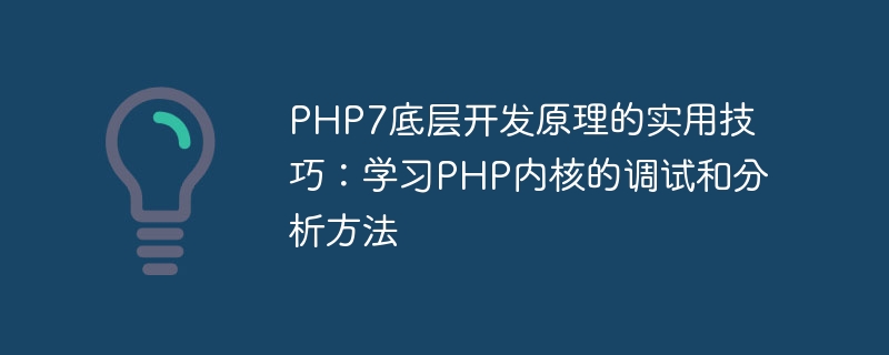 PHP7底层开发原理的实用技巧：学习PHP内核的调试和分析方法