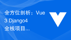 Comprehensive analysis: Vue3+Django4 full-stack project development process