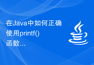 How to correctly use the printf() function for formatted output in Java?