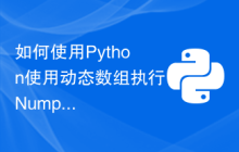 如何使用Python使用动态数组执行Numpy广播？
