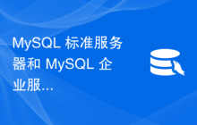 MySQL 标准服务器和 MySQL 企业服务器之间的差异