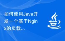 如何使用Java开发一个基于Nginx的负载均衡系统