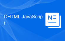 DHTML JavaScript
