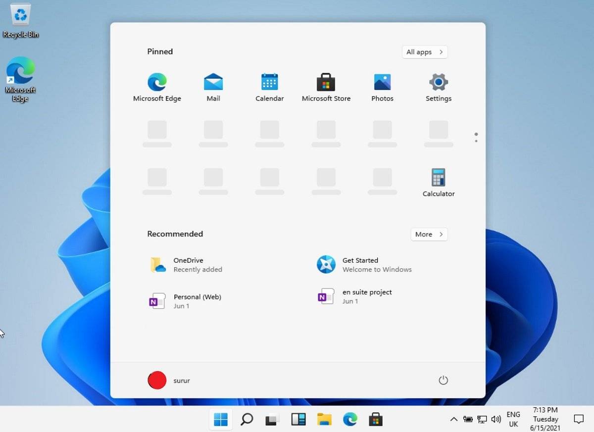 windows 11 “开始”菜单“推荐”部分将很快包含一个文件夹，用于最近添加的应用程序