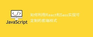 如何利用react和sass实现可定制的前端样式