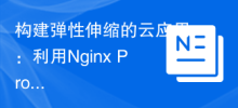 Créez des applications cloud évolutives de manière élastique : utilisez Nginx Proxy Manager pour réaliser une expansion automatique