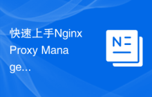 快速上手Nginx Proxy Manager：提高网站响应速度的利器