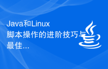 Java和Linux脚本操作的进阶技巧与最佳实践