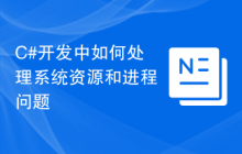 C#开发中如何处理系统资源和进程问题
